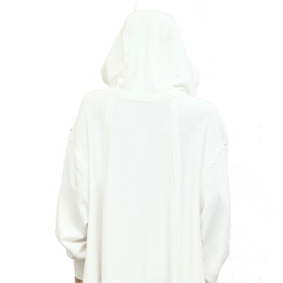 Free People North Sweatshirt Hoodie Top Jacket Oversized Slouchy Cotton L 283798 - Picture 6 of 6